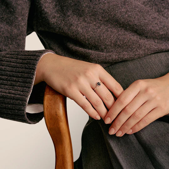 THOMAS SABO Black Drop Zirconia Ring TR2479B