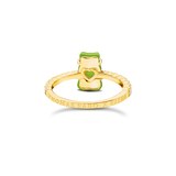 Thomas Sabo Gold Ring with Apple Green Mini Goldbear TR2459GY