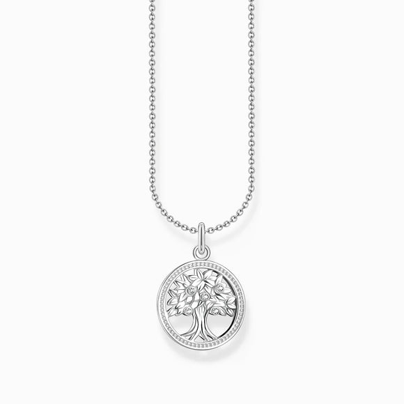 THOMAS SABO NECKLACE with Tree of Love Pendant and White Zirconia TKE2214