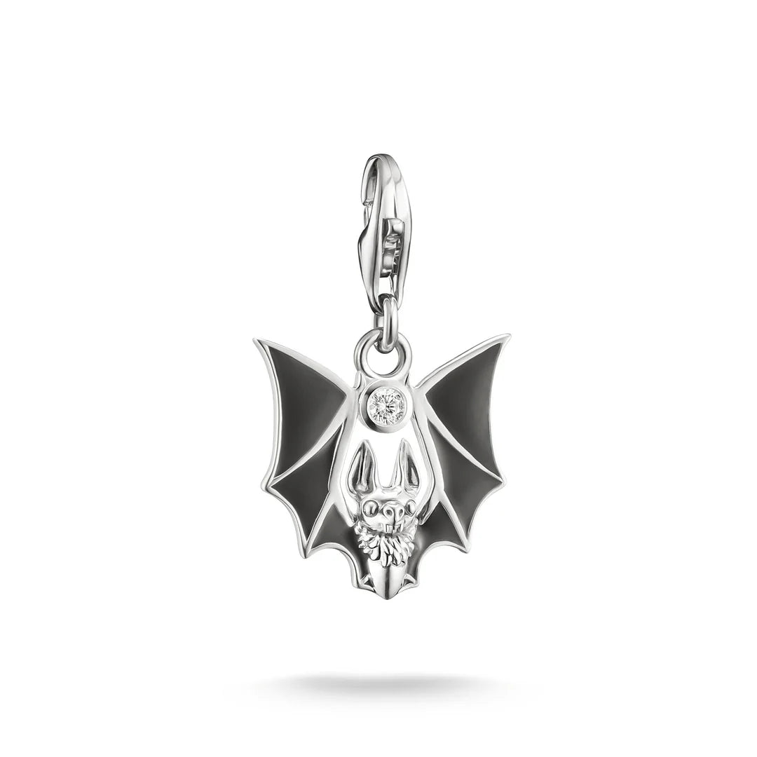 THOMAS SABO True Romance Black Bat Charm Pendant CC2229