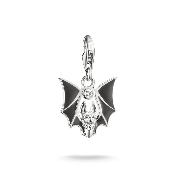 THOMAS SABO True Romance Black Bat Charm Pendant CC2229
