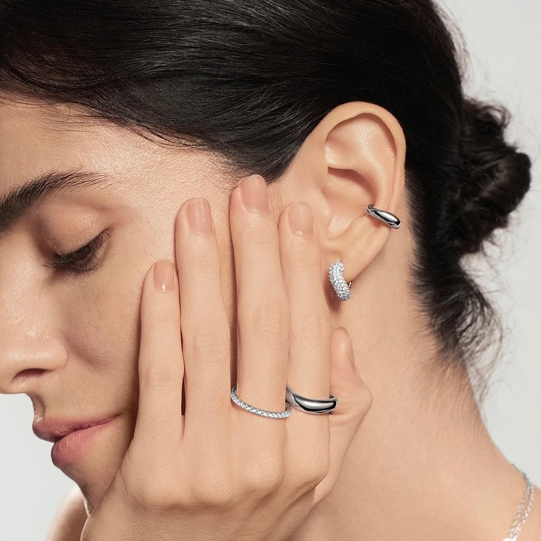 Ania Haie Silver Wave Ear Cuff E079-01H