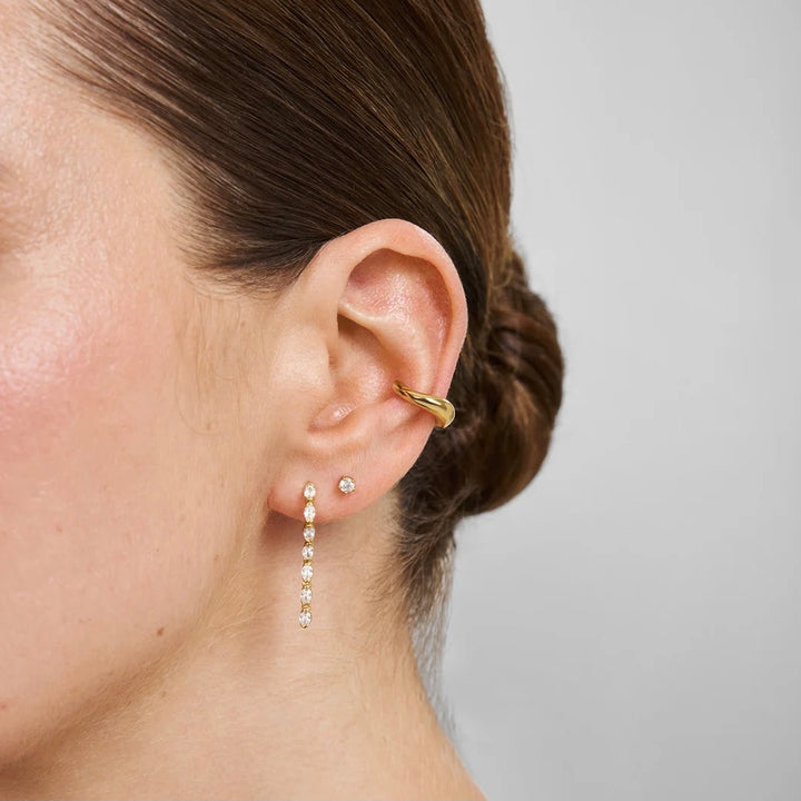 Ania Haie Gold Mini Five-Prong Sparkle Stud Earrings E079-04G