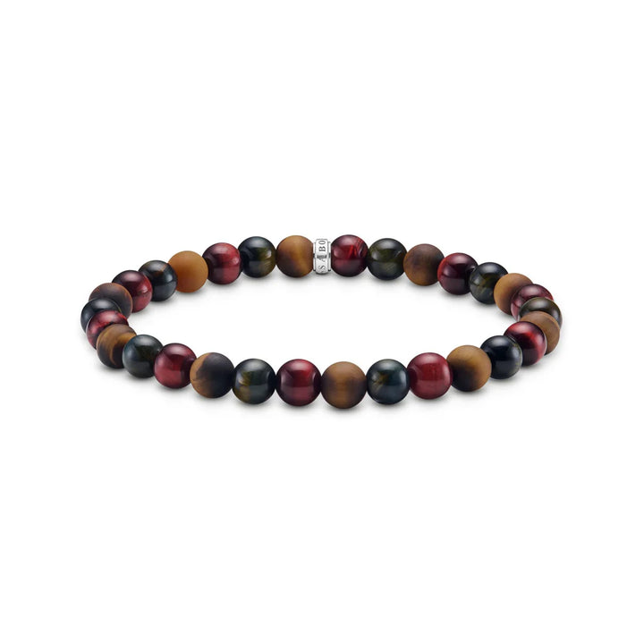 THOMAS SABO Talisman Bracelet with Tiger Eye Beads TA2182TI