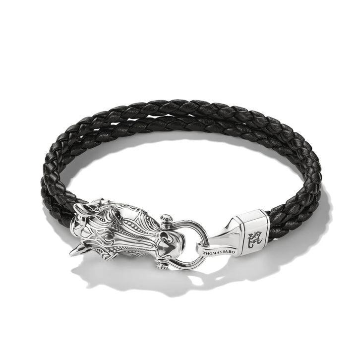THOMAS SABO Leather Bracelet with Horse Head TA2224