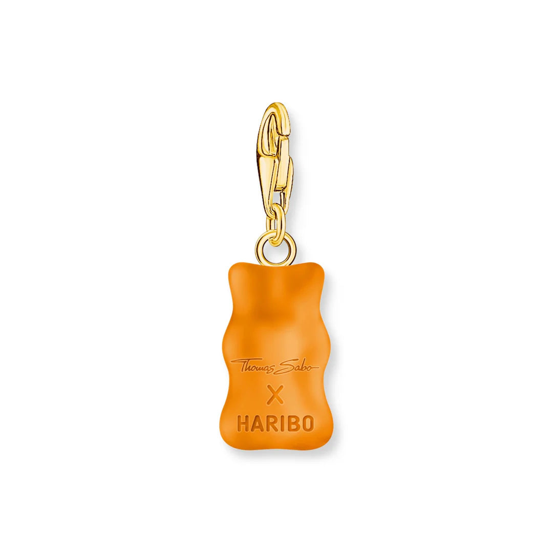 Thomas Sabo Gold Charm Orange Gold Bear CC2186