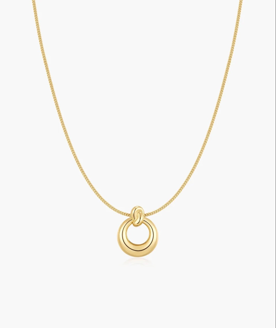 Ania Haie Gold Open Circle 43-48cm Necklace N077-04G