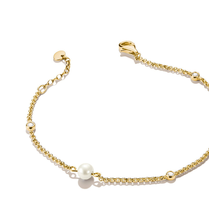 THOMAS SABO Bracelet with pearls and zirconia TA1989MY