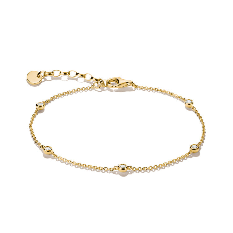 THOMAS SABO Pearl Bracelet with zirconia TA1999CZMY