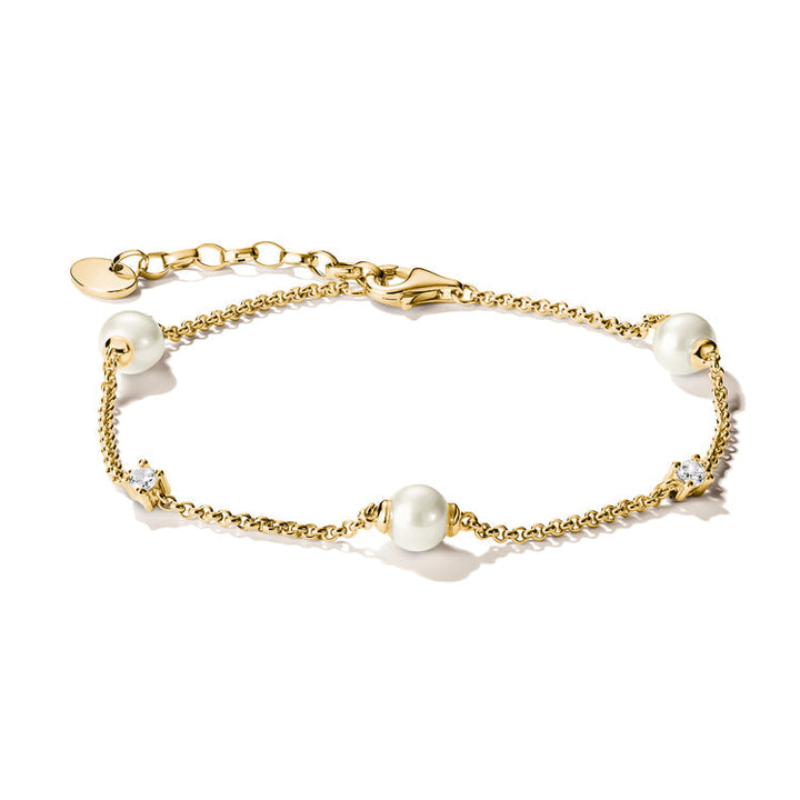 THOMAS SABO Bracelet with pearls and zirconia TA2038MY