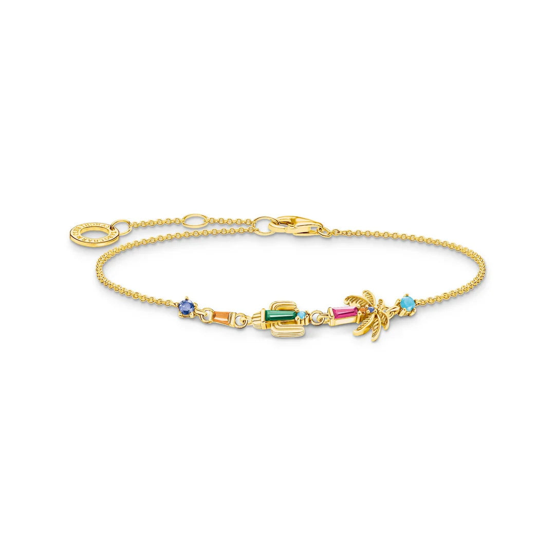 THOMAS SABO BRACELET with Colourful Palm Tree & Cactus  TA2150Y