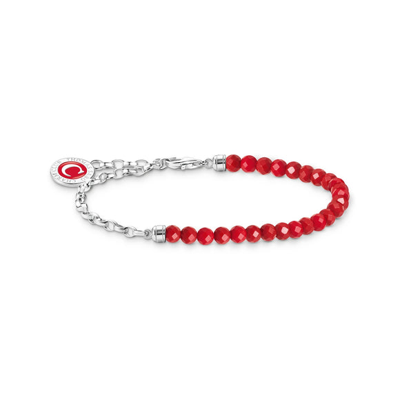 THOMAS SABO Member Charm Bracelet with Red Beads TA2130RE