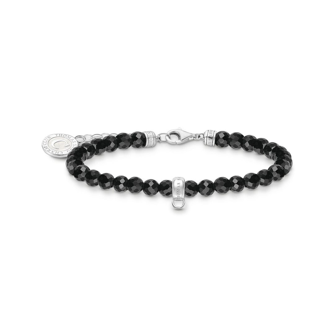 THOMAS SABO Member Charm Bracelet with Black Beads TA2141BL