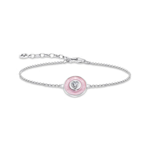 THOMAS SABO Bracelet with Heart Pink TA2143