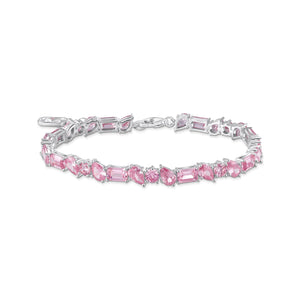 THOMAS SABO Heritage Glam Pink Tennis Bracelet Narrow TA2144P