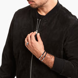 THOMAS SABO Bracelet with Braided, Black Leather TA2147BL