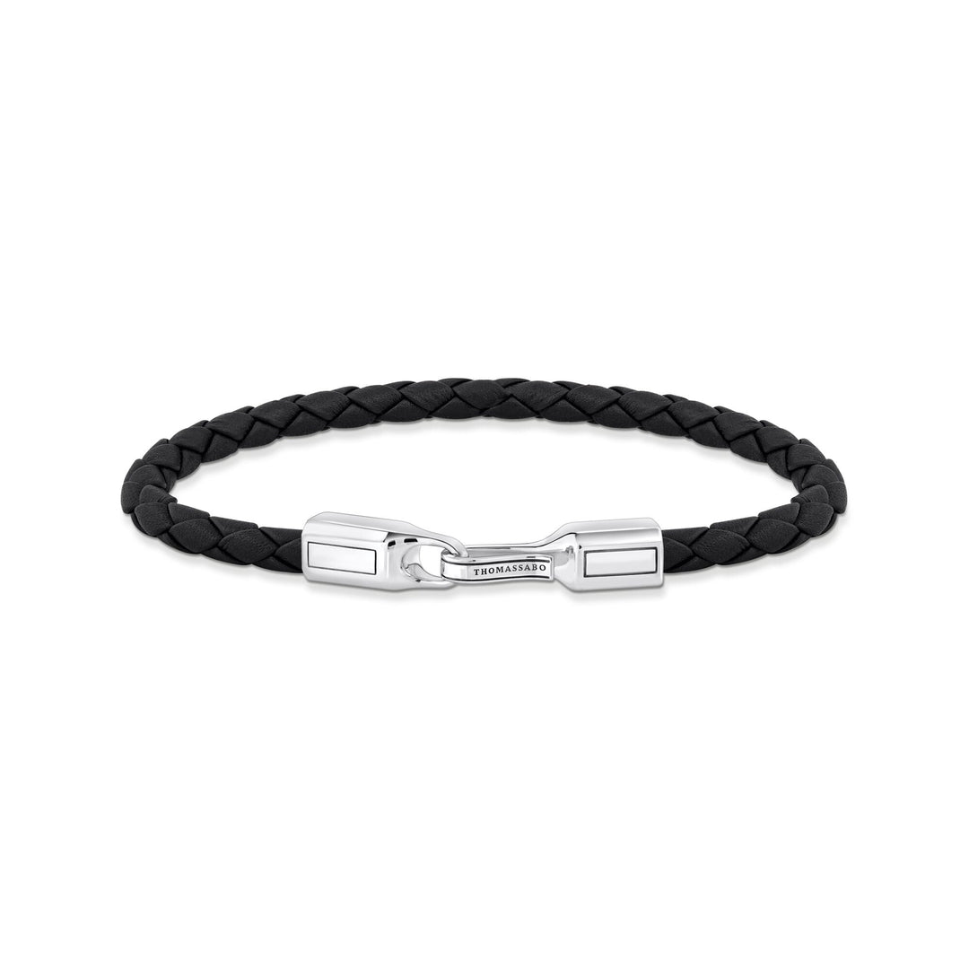 THOMAS SABO Black Leather Bracelet TA2149BL