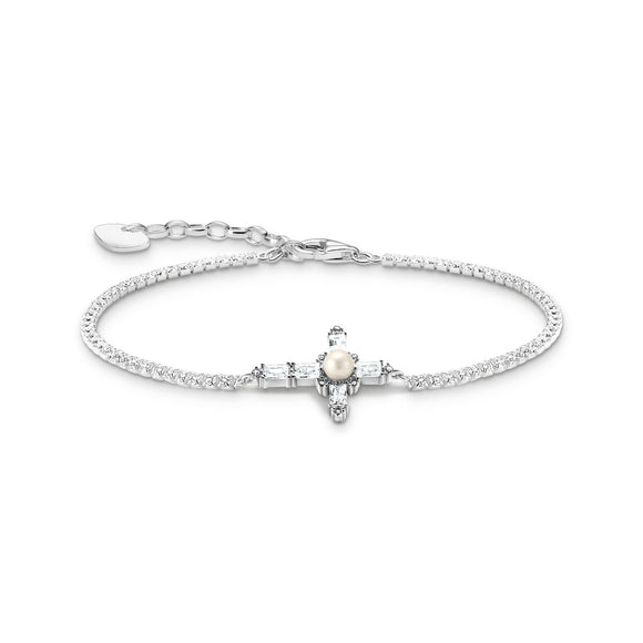 THOMAS SABO Romance Bracelet White Cross TA2173CZ