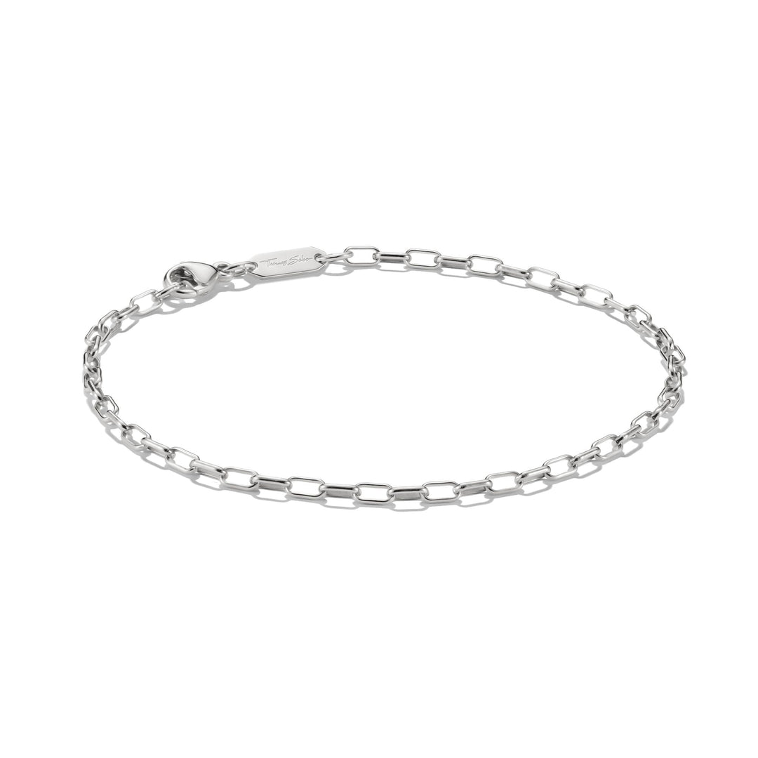 Thomas Sabo Silver-Plated Paperclip Bracelet 2.3mm TA2206M