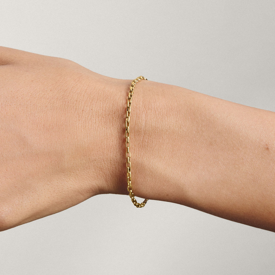 Thomas Sabo Gold-Tone Stainless Steel Paperclip Bracelet 2.3mm TA2206SY