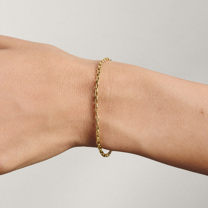 Thomas Sabo Gold-Tone Stainless Steel Paperclip Bracelet 2.3mm TA2206SY