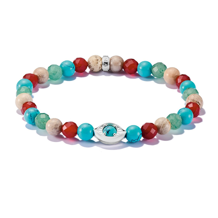 THOMAS SABO Multicoloured Eye Bead Bracelet TA2210MC