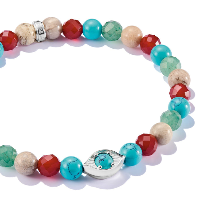 THOMAS SABO Multicoloured Eye Bead Bracelet TA2210MC