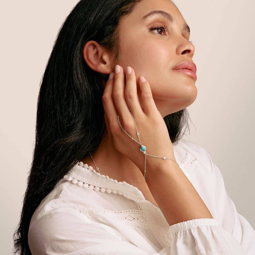 THOMAS SABO Bohemian Bracelet with Turquoise Stone TA2211TU