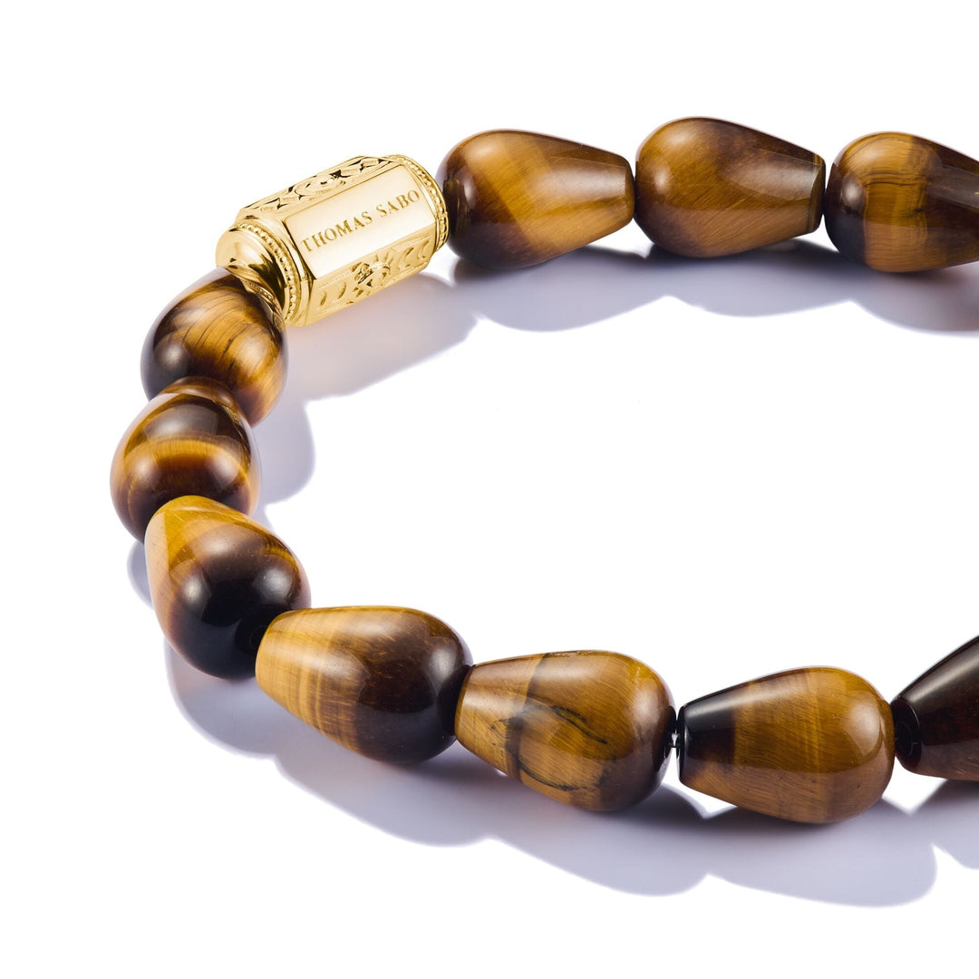 THOMAS SABO Bead Bracelet with Tiger’s Eye TA2214TIY