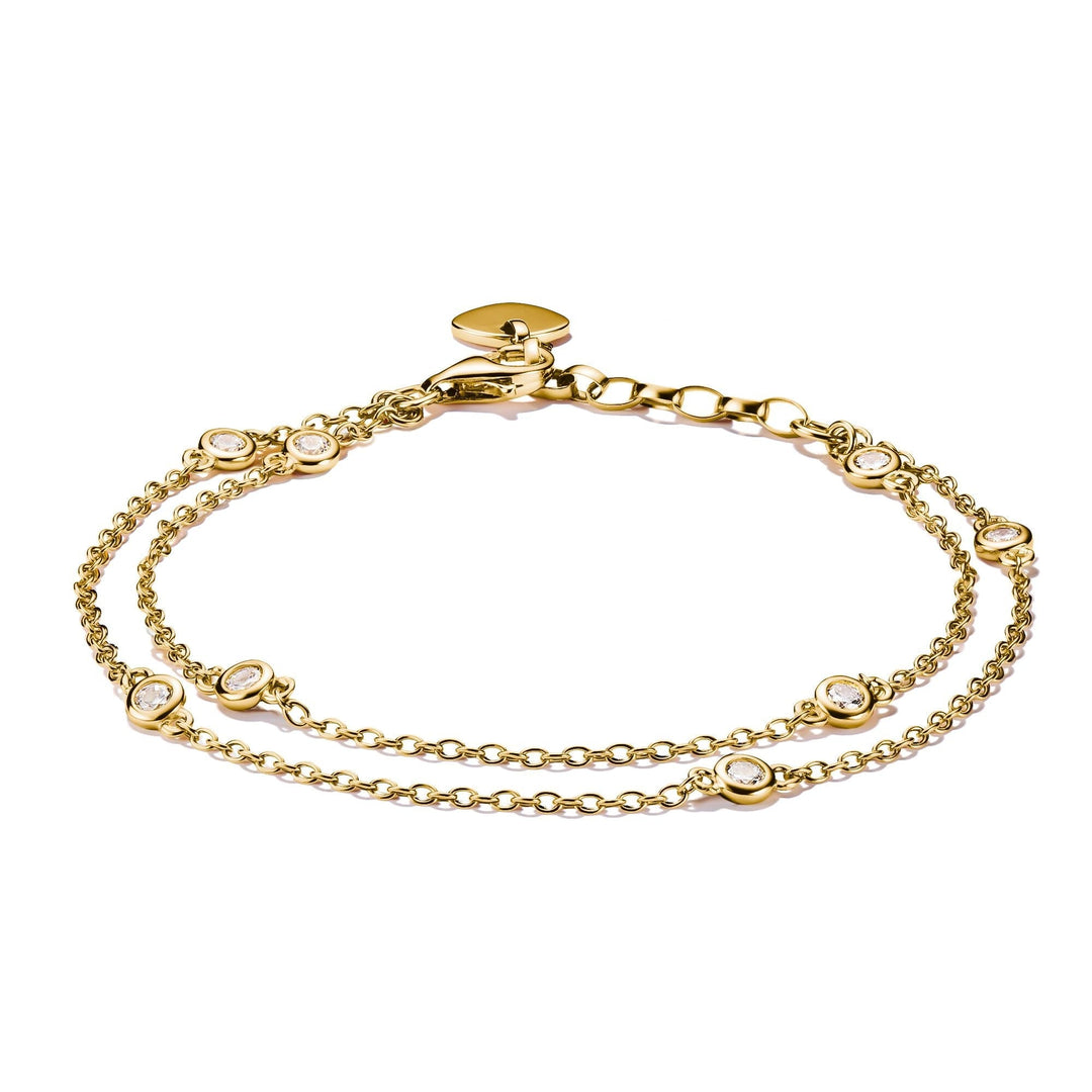 THOMAS SABO Bracelet with Zirconia Double-Row TA2216Y