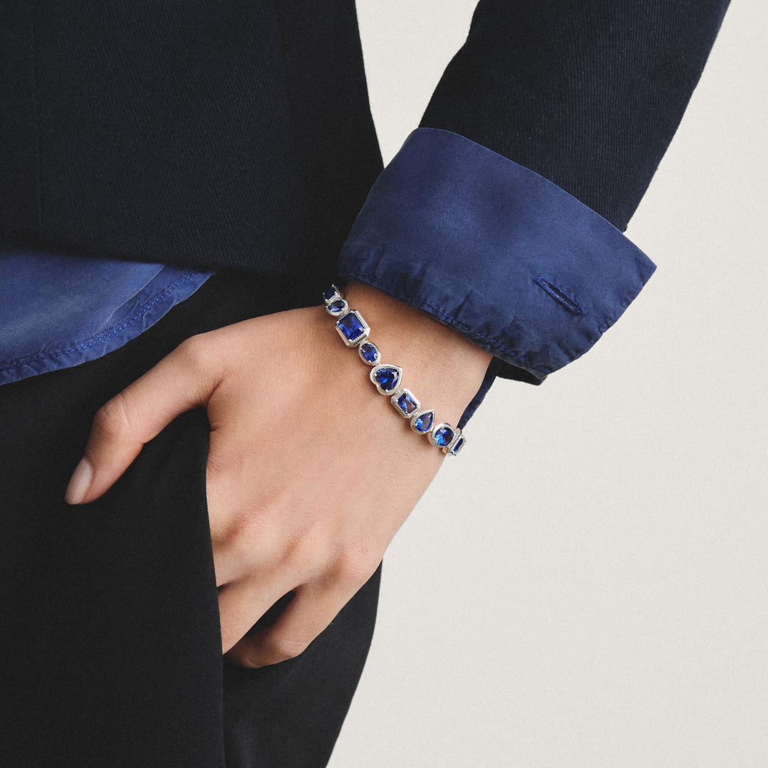 THOMAS SABO Bracelet with Nanocrystals TA2217BLU