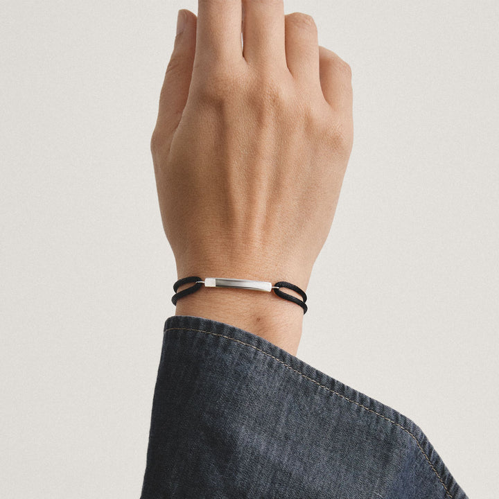 THOMAS SABO Textile bracelet black TA2238BL