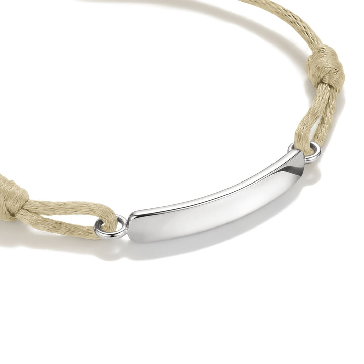 THOMAS SABO Textile bracelet beige TA2238BE