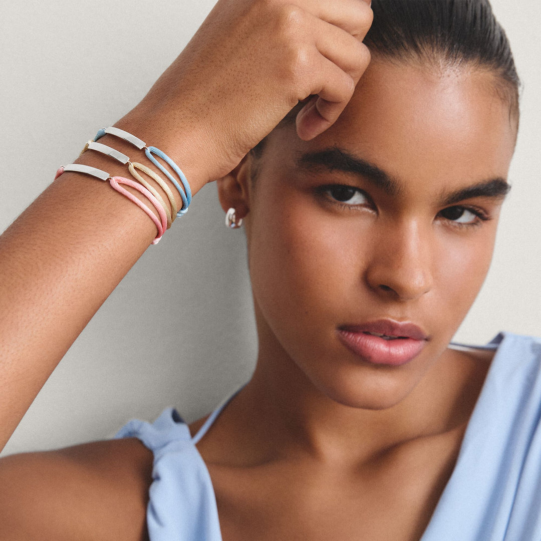 THOMAS SABO Textile bracelet pink TA2238PI