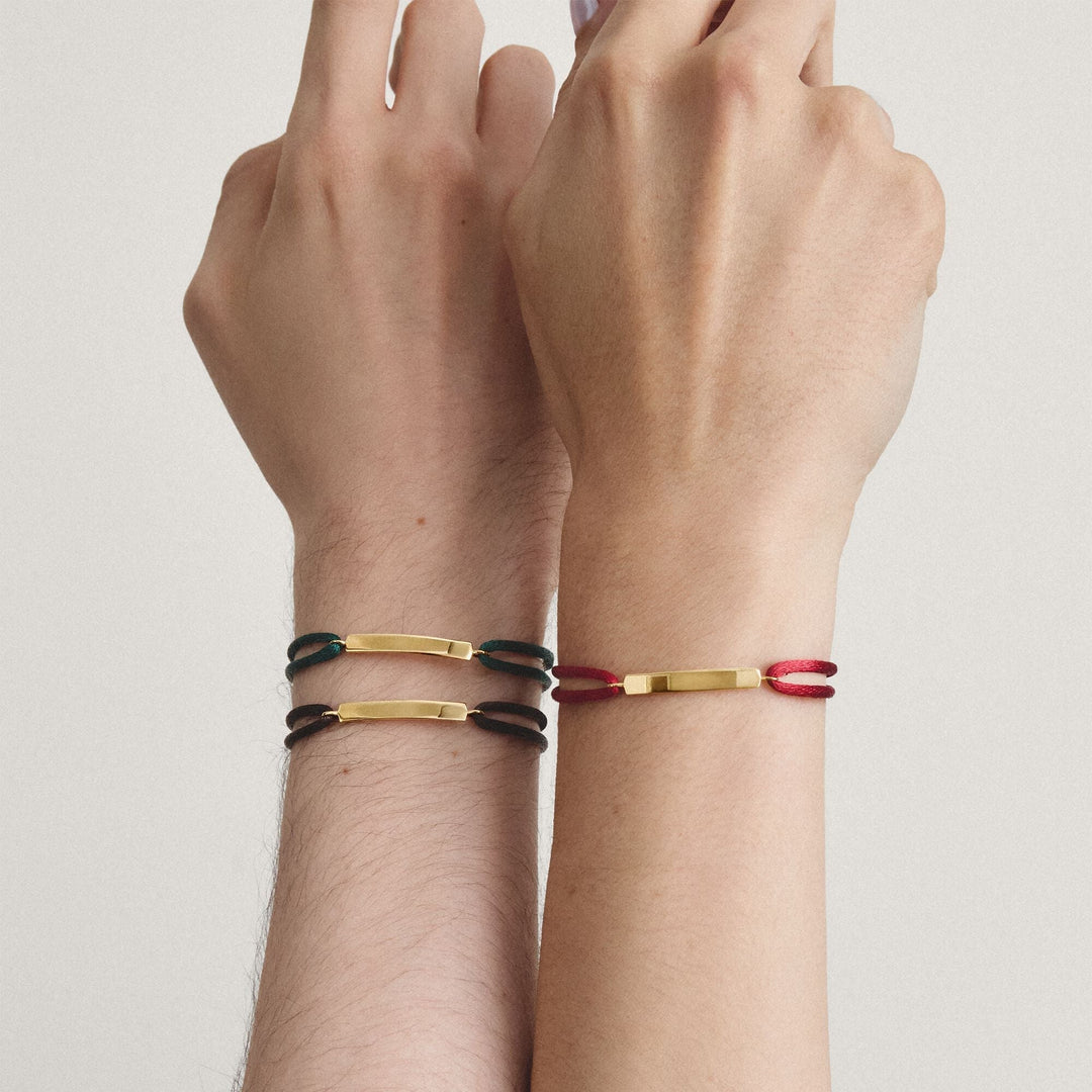 THOMAS SABO Textile bracelet brown TA2238MBLY