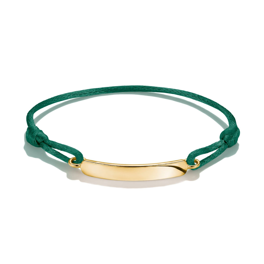 THOMAS SABO Textile bracelet green TA2238MGRY