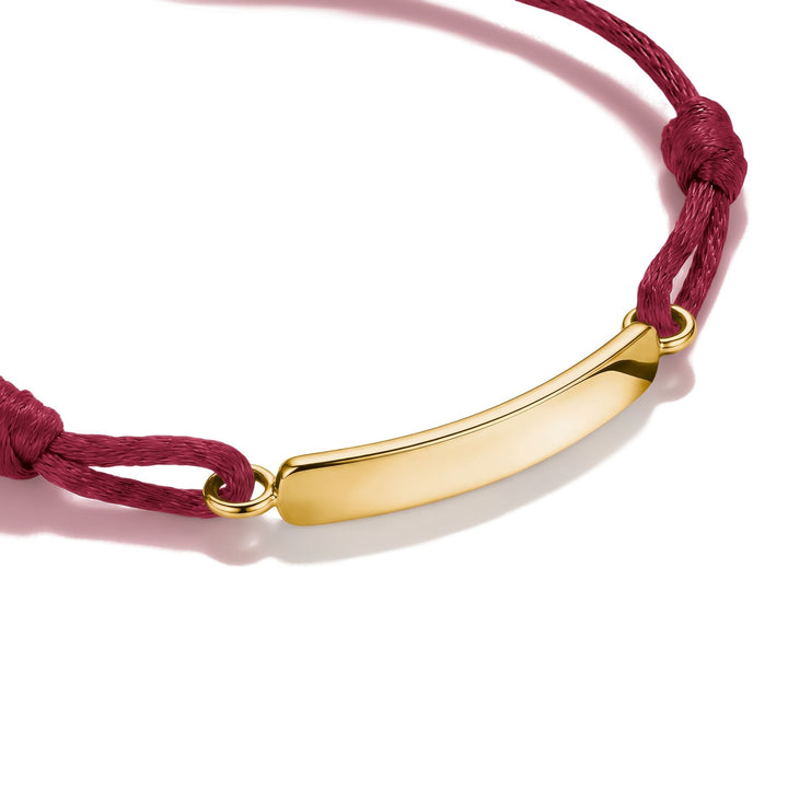 THOMAS SABO Textile bracelet red TA2238MREY