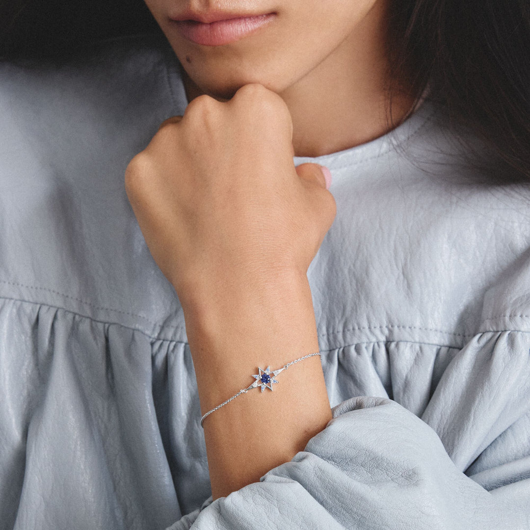 Thomas Sabo Bracelet star with blue stones Ta2246BLU