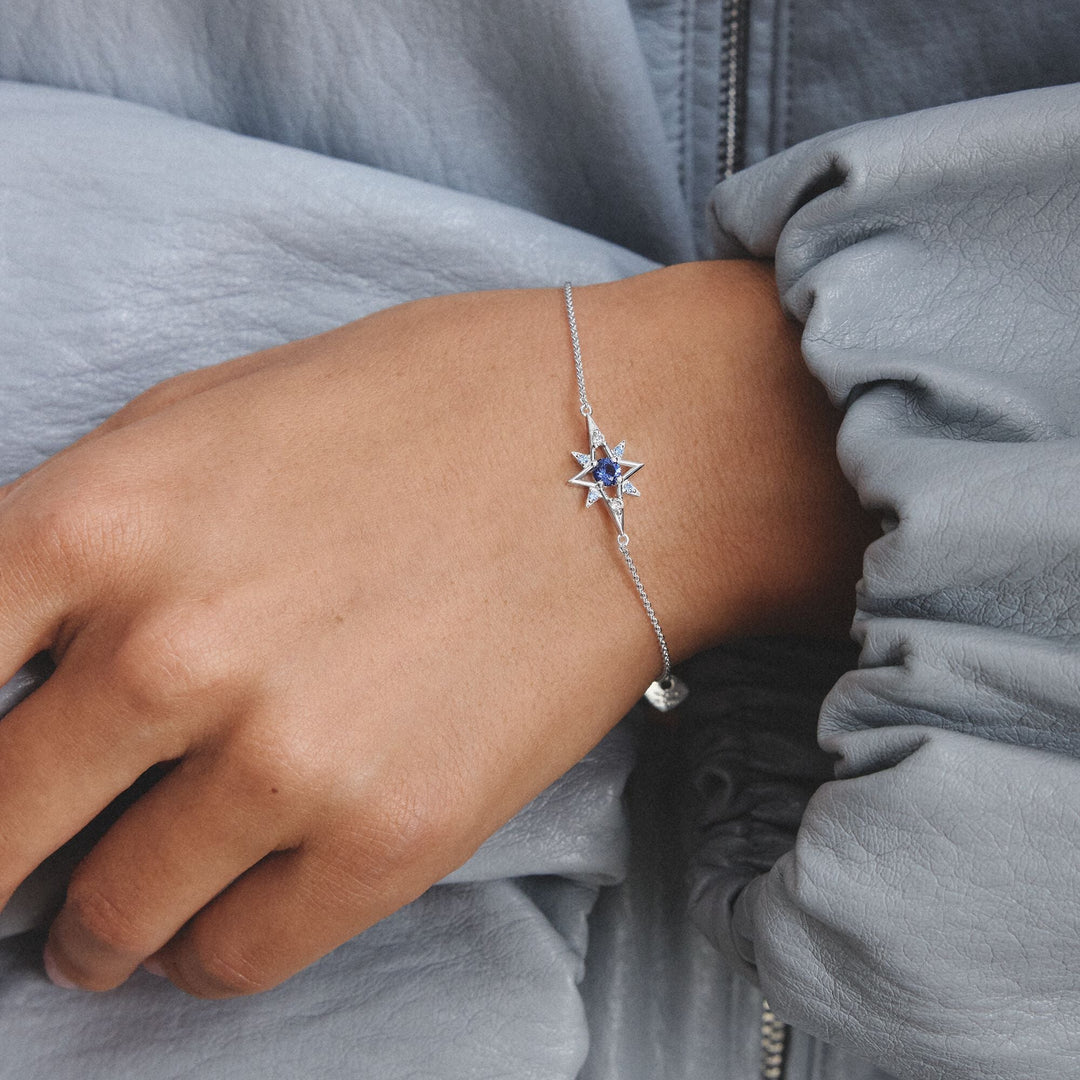 Thomas Sabo Bracelet star with blue stones Ta2246BLU