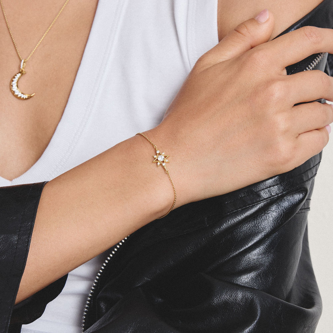 Thomas Sabo Bracelet star with zirconia TA2246MY