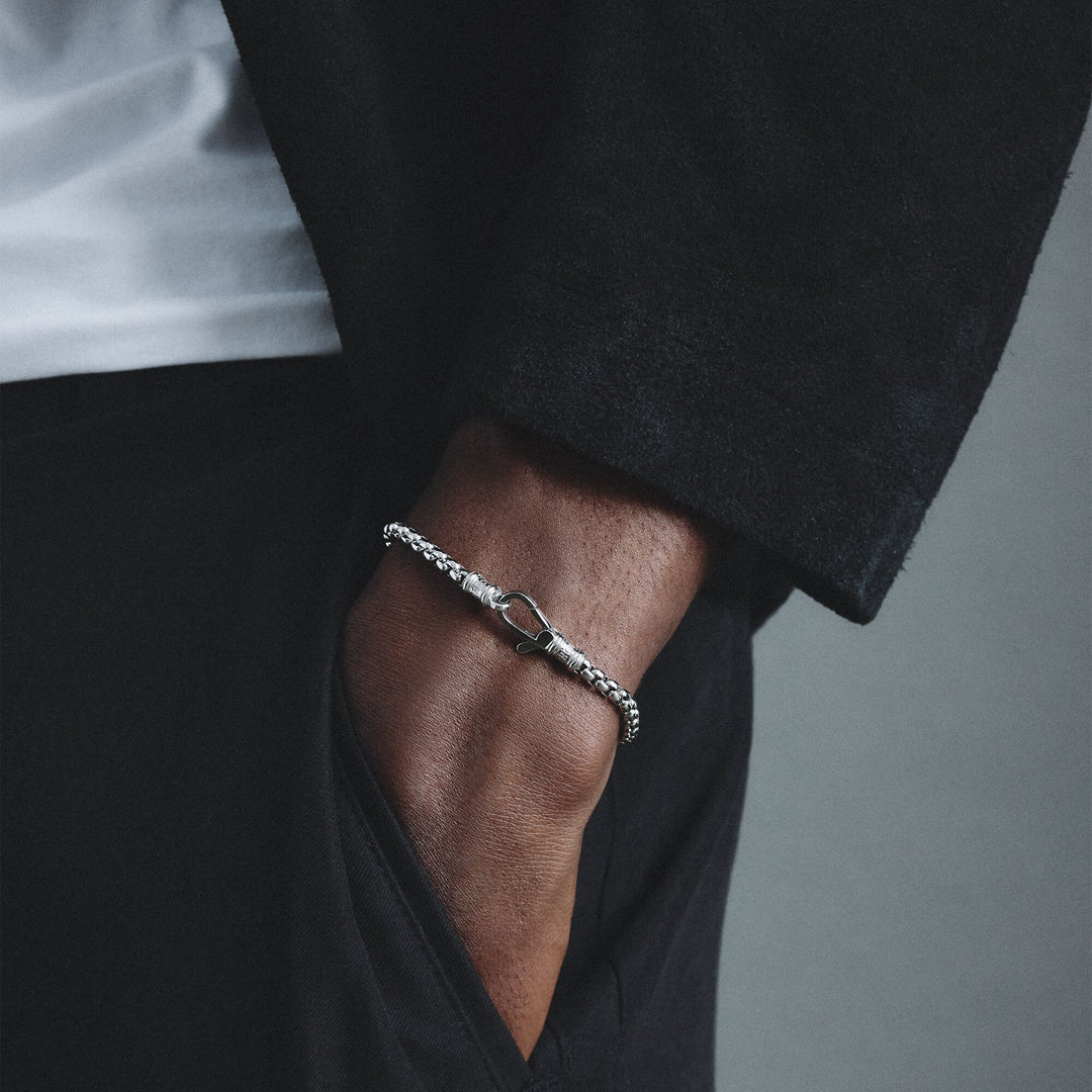 Thomas Sabo Stainless Steel Box Chain Bracelet 5.2mm TA2248S