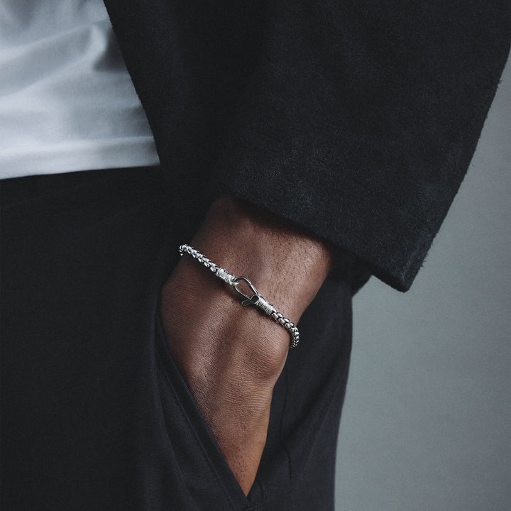 Thomas Sabo Stainless Steel Box Chain Bracelet 5.2mm TA2248S