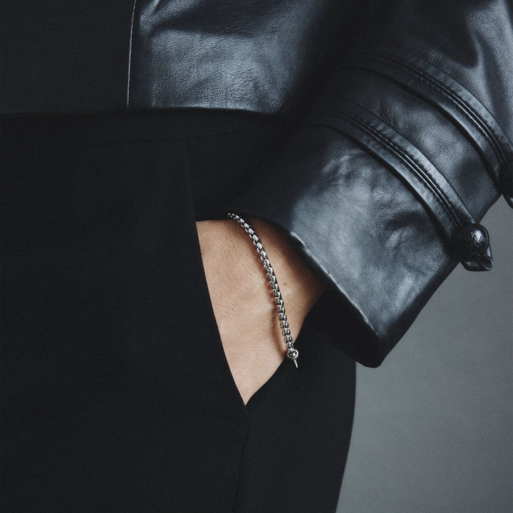 Thomas Sabo Stainless Steel Box Chain Bracelet 2.7mm TA2249S