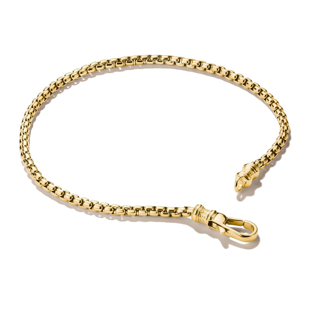 Thomas Sabo Gold-Tone Stainless Steel Box Chain Bracelet 2.7mm TA2249S