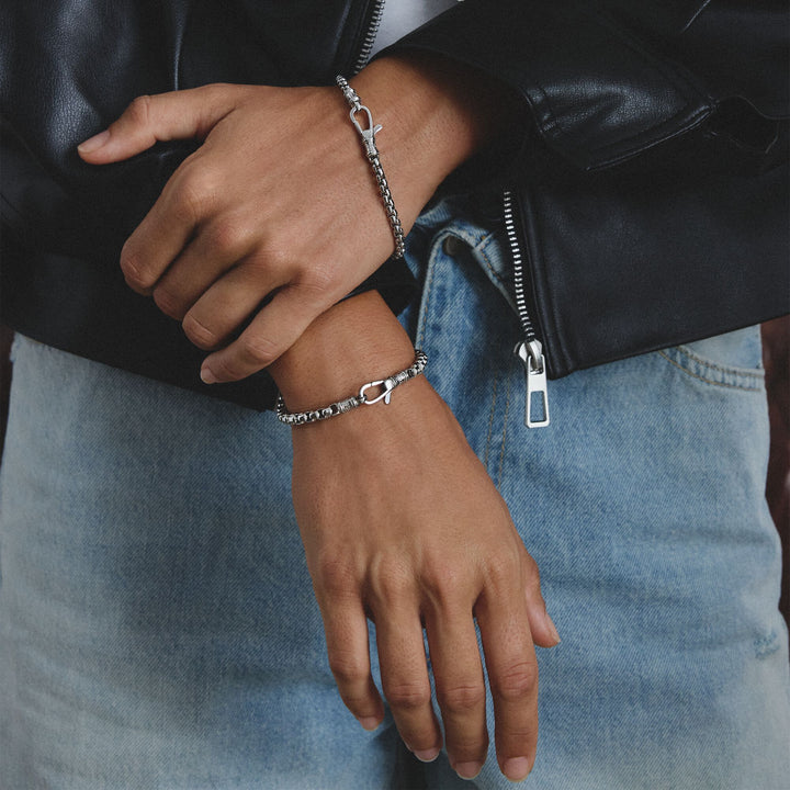 Thomas Sabo Stainless Steel Box Chain Bracelet 4mmTA2250S