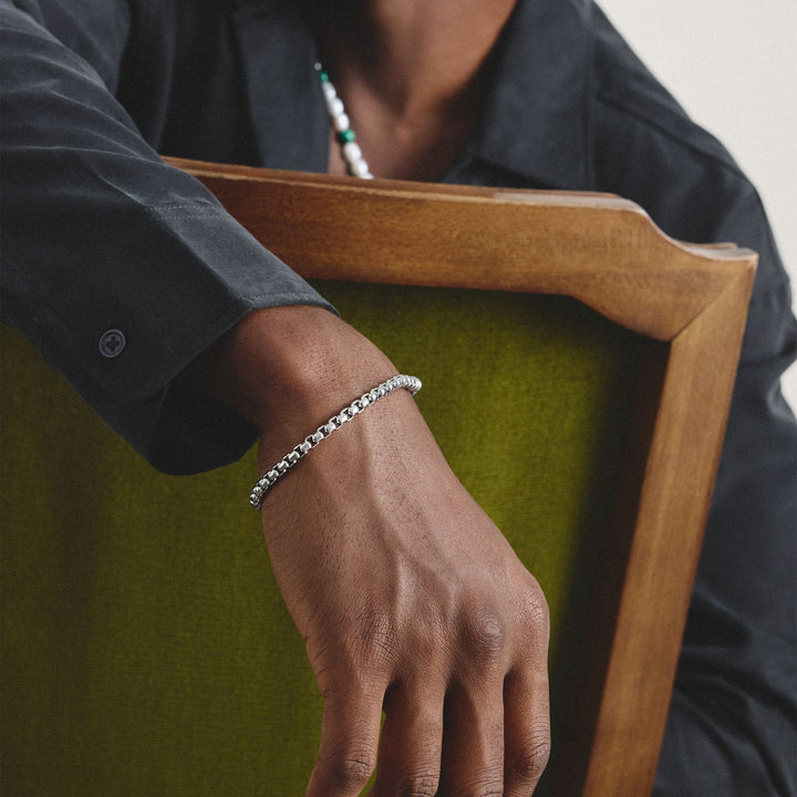 Thomas Sabo Stainless Steel Box Chain Bracelet 4mmTA2250S