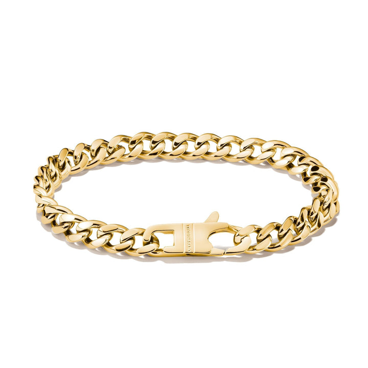 Thomas Sabo Gold-Tone Stainless Steel Curb Chain Bracelet 7mm TA2251SY