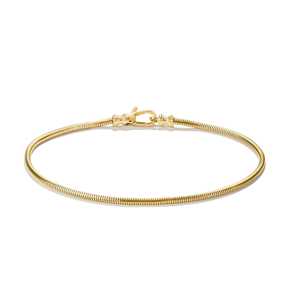 Thomas Sabo Gold-Tone Stainless Steel Snake Chain Bracelet 2mm TA2253SY