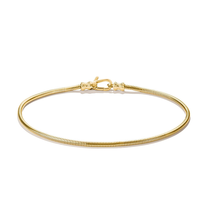 Thomas Sabo Gold-Tone Stainless Steel Snake Chain Bracelet 2mm TA2253SY