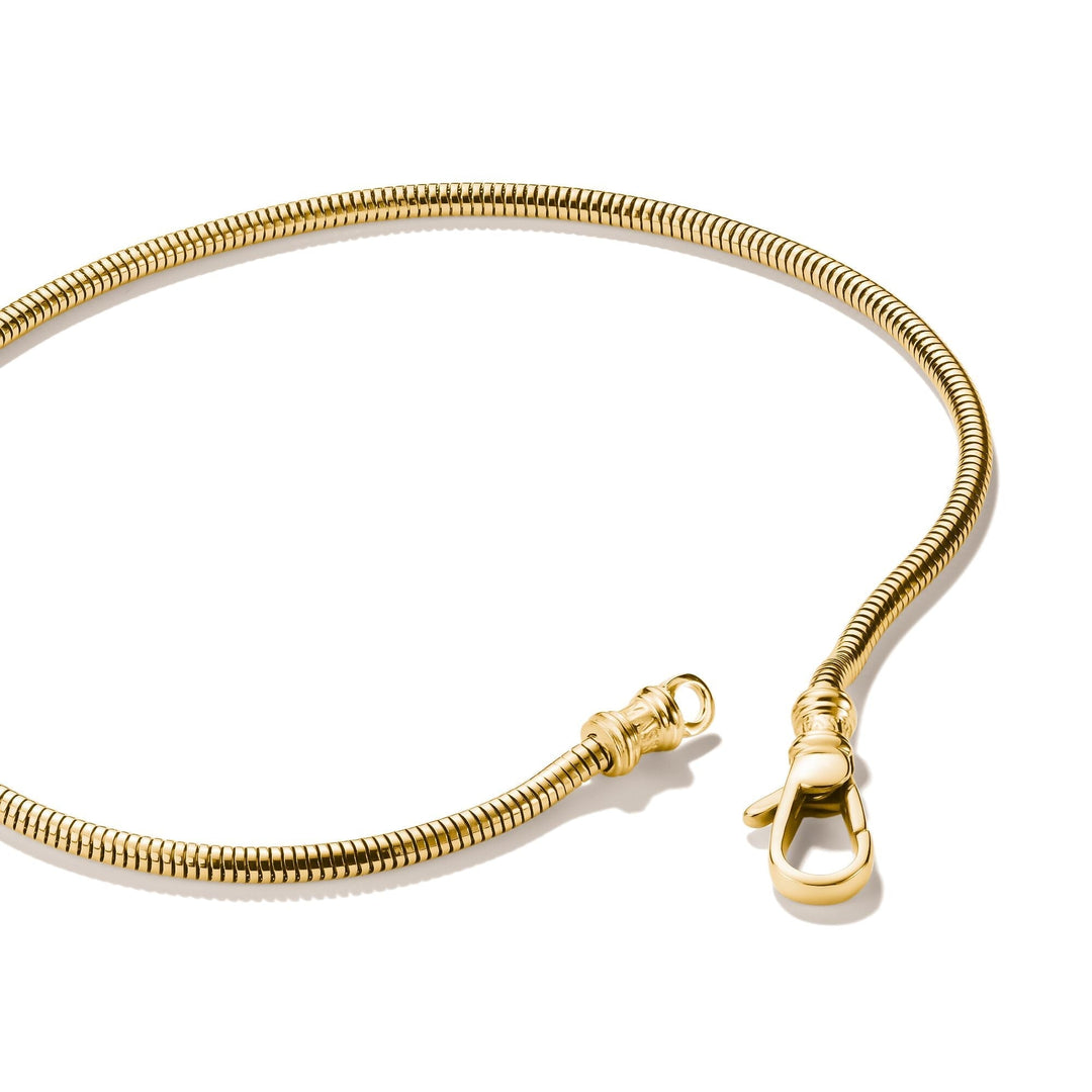 Thomas Sabo Gold-Tone Stainless Steel Snake Chain Bracelet 2mm TA2253SY